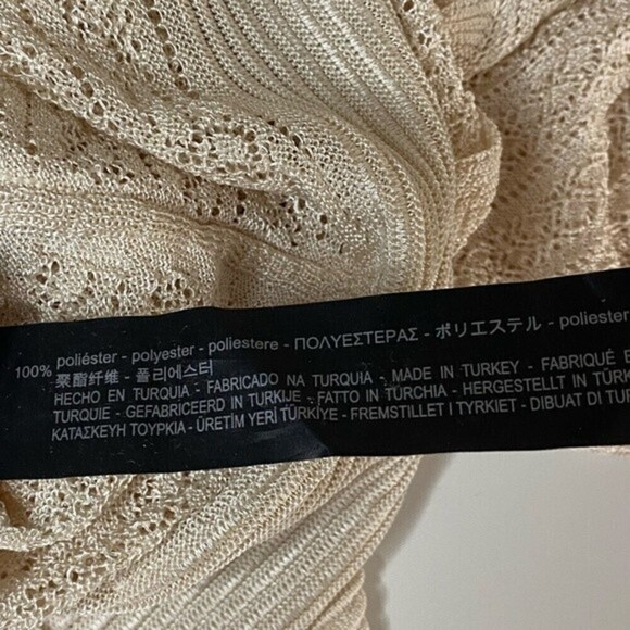 Zara Knit Long Sleeve Top Womens Small Crewneck Knit Ladies - Picture 11 of 12